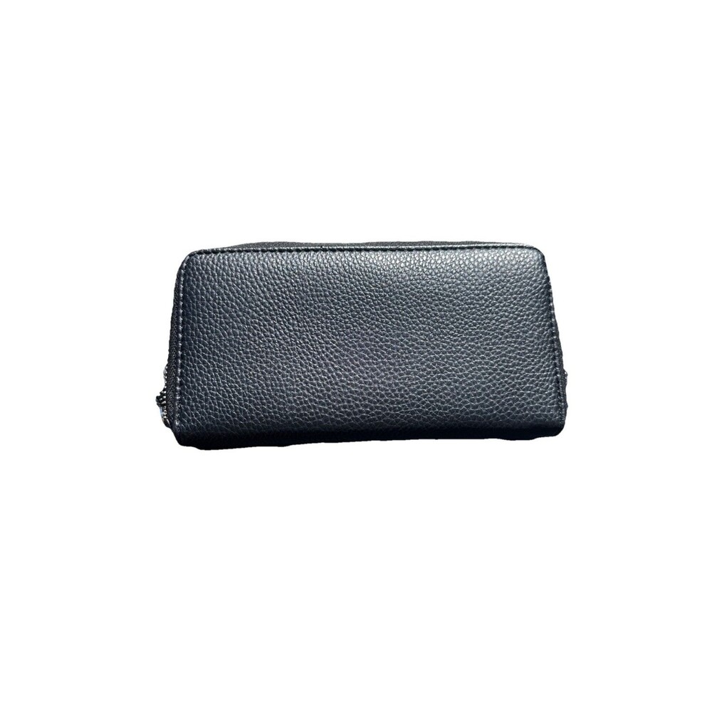 Marc Tetro Boston Terrier Dog Black Zippered Wallet - Picture 4 of 4